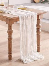 1 Pièce - 180x90 CM - Nappe Décorative - Nappe Polyester Wit - Nappe Décorative Pour Fête, Mariage, Mariage, Bébé Shower Fête Et Fiançailles - Chemin De Table - Nappe - Chemin De Table Long - Chemin De Table Romantique