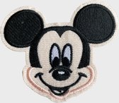 Patchy® – Mickey Mouse Strijkpatch - Strijkapplicatie - Strijkembleem - Badge