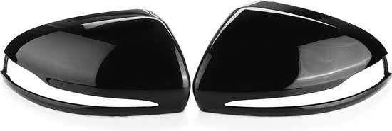 Coques de rétroviseurs compatibles avec Mercedes Benz C Glc SE Class W 205 X253 W222 W213 W238 Zwart