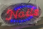 LED BORD-SIGN-NAILS-NAGELS 48x25 cm NEON verlichting -reclame bord-kunstnagels