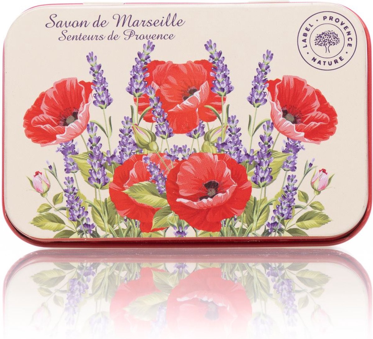 Zeephouder - Zeepblikje - Roosjes - Label Provence Nature