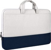 Case2go - Laptoptas 15.6 Inch - Schooltas - Extra vakken - Incl Reisband - Donker Blauw