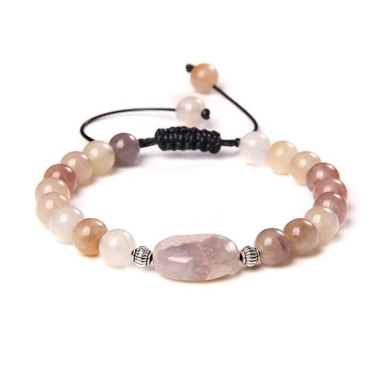 Sorprese armband - Crystal Pink - armband dames - verstelbaar - cadeau - Model G