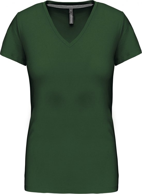 Dames t shirt v hals korte mouw hotsell