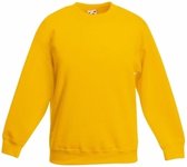 Pull en coton mélangé jaune pour garçon 14-15 ans (170/176)