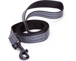 Nobleza Hondenriem - Reflecterende Leiband voor Honden - 120 cm - Grijs