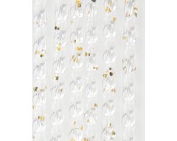 Vliegengordijn Quadrifoglio - 100 x 220cm - Goud Transparant