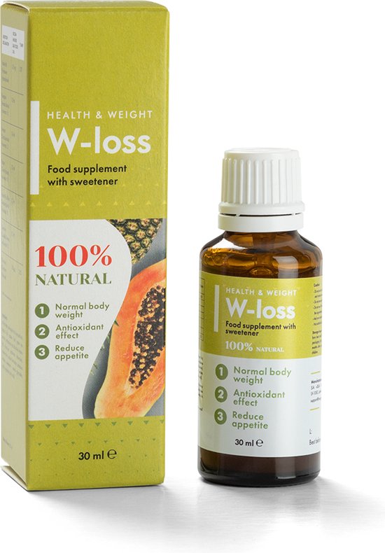 W-loss - Afslanksupplement - Afslanken met Wloss - Afslankdruppels - Ondersteunt gezond gewichtsverlies en vetverbranding | Ketogeen | 30 ml