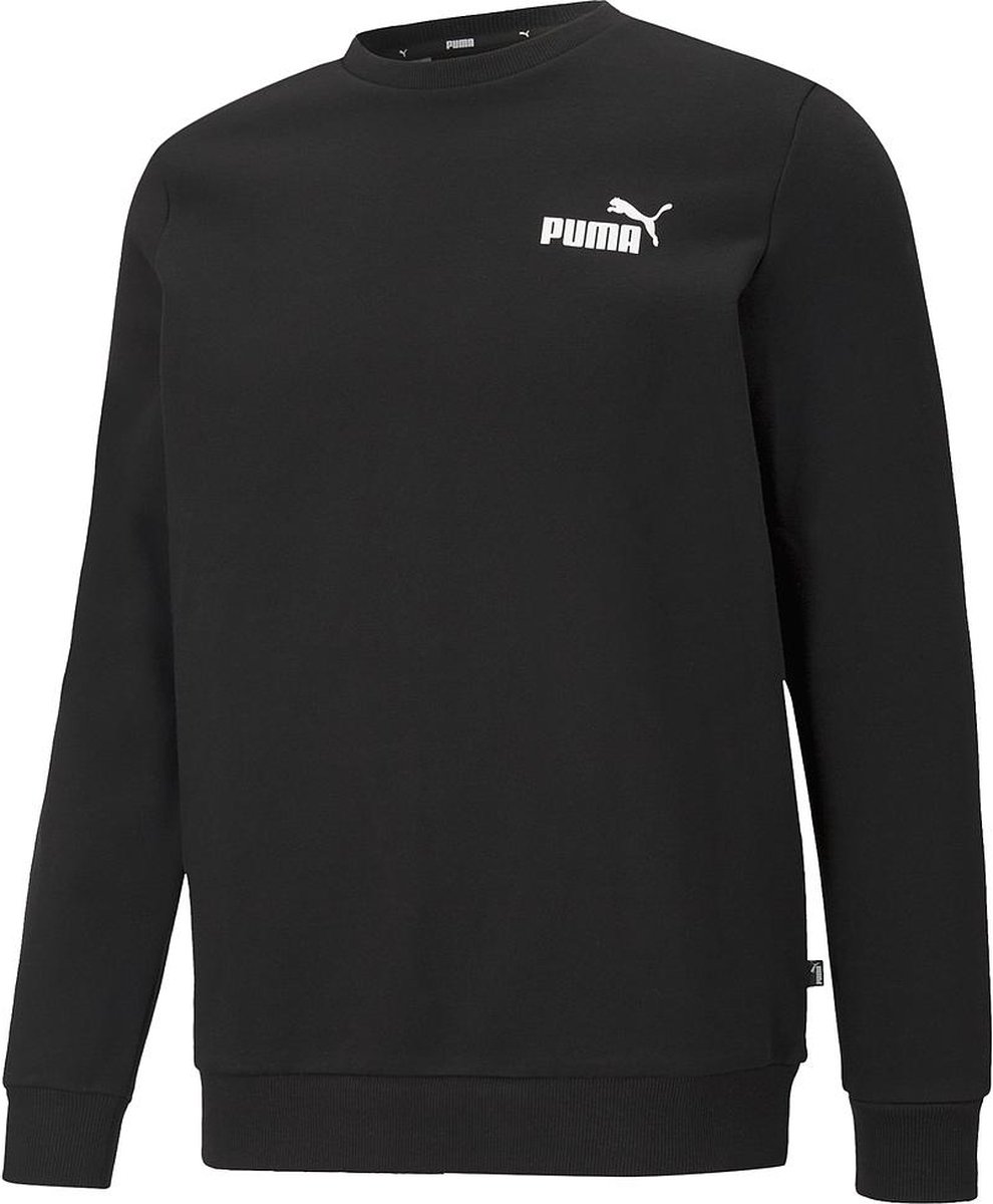 Puma sweater ESS Small Logo Crew comfortabele sporttrui XS. Zwart