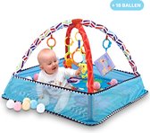 Pasaro® Babygym Voor Kinderen Van 0 tot 3 Jaar - Speelmat - Baby Gym - Speelkleed Inclusief Speeltjes & 18 Ballen