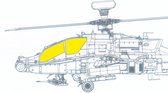 1:35 Eduard JX312 Masking Sheet for AH-64E T-Face - Takom Accessoires set