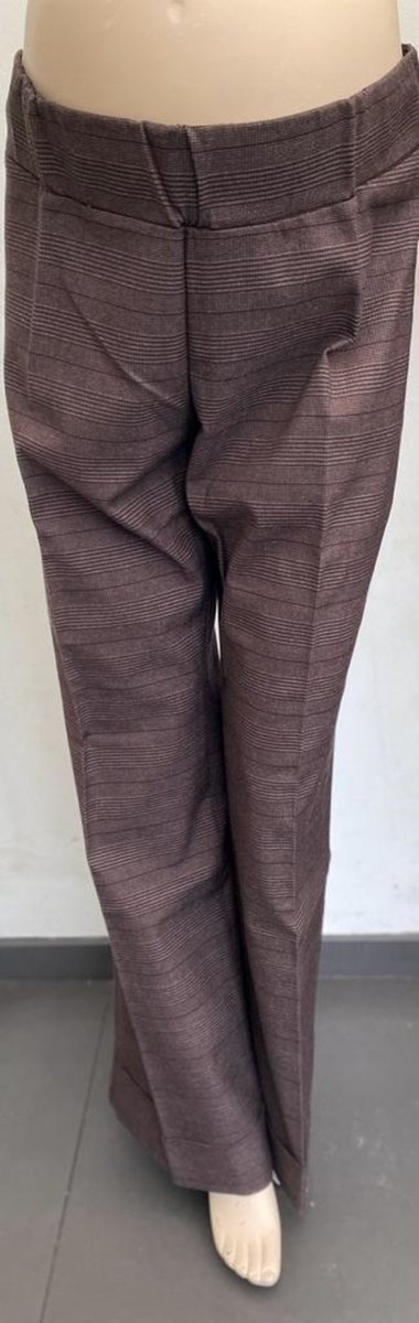 FRAGILE TROUSERS WITH CREASE M335 "Color: PAARSE RUIT","Size: XXL"