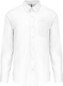 Overhemd Heren 5XL Kariban Lange mouw White 70% Katoen, 30% Polyester