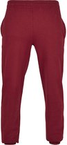 Pantalon de jogging Basic avec poches latérales Bordeaux - M