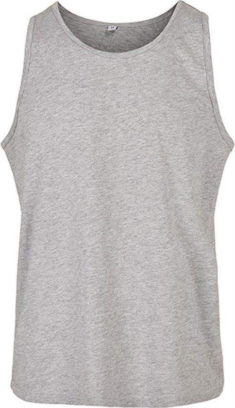 Build your Brand Basic Tank BYBB011 - Heather Grey - 3XL