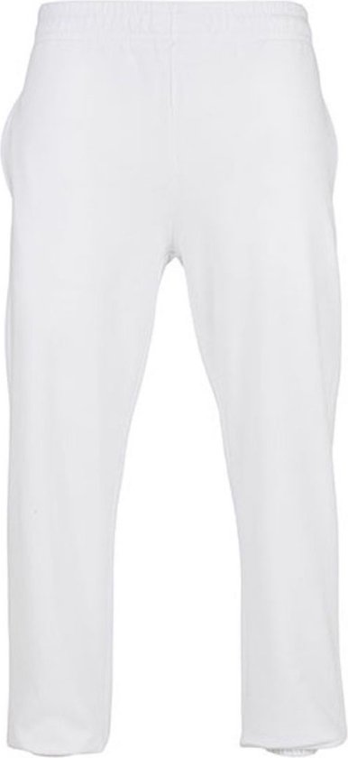 Basic Sweatpants Joggingsbroek met steekzakken White - 5XL