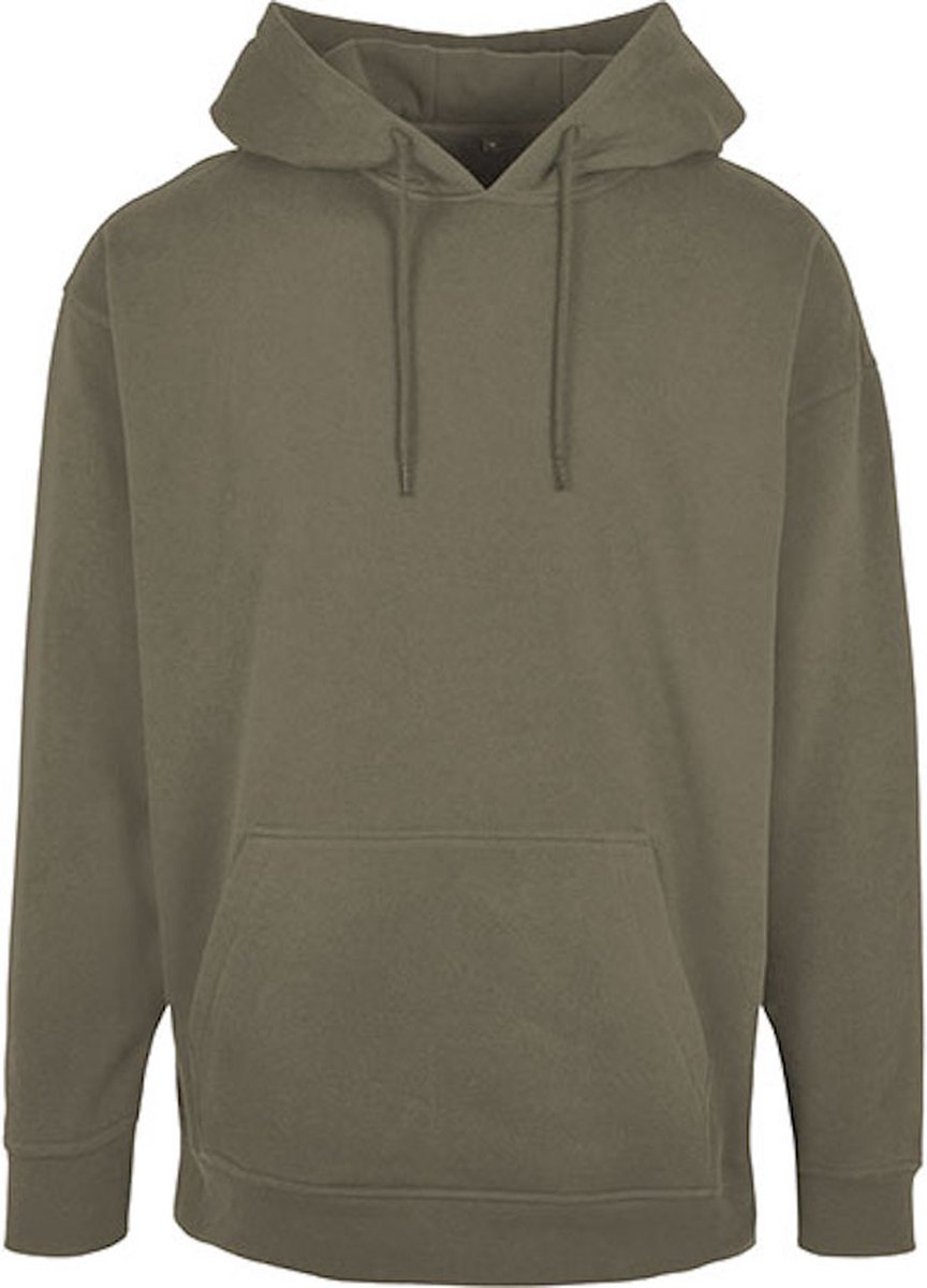 Basic Oversized Hoodie met capuchon Olive - S