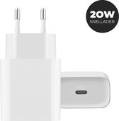 WISEQ 20W iPhone Oplader - Universeel - Oplaadstekker - USB C - Wit