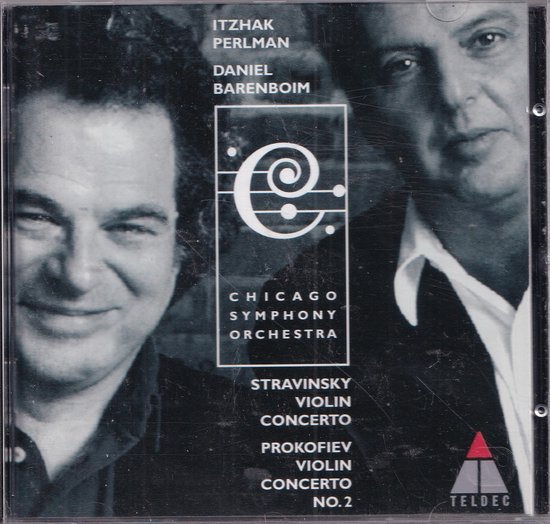 Violin concertos - Igor Stravinsky, Sergei Prokofiev, Itzhak Perlman, Chicago Symphony Orchestra o.l.v. Daniel Barenboim