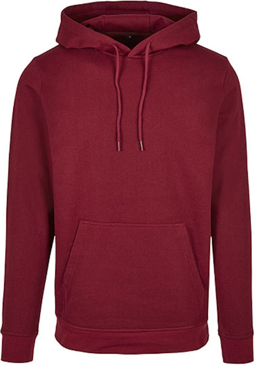 Unisex Hoodie ‘Basic’ met capuchon Burgundy L Rood