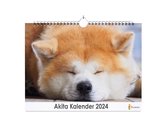 Huurdies - Akita Kalender - Jaarkalender 2024 - 35x24 - 300gms