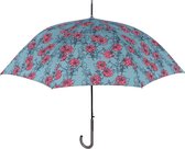 Perletti Paraplu Bloemen 102 Cm Groen