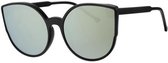 Level One Zonnebril Femme Dames Cat. 3 Zwart/zilver (l6246)