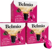 Belmio - Dolce Gusto Capsules - Lungo Fortissimo - Intensiteit 8 - Voordeelverpakking 3 x 16 cups - 48 stuks