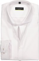 Chemise coupe super slim ETERNA - sergé opaque - blanc - Ne repasse pas - Taille de col : 44