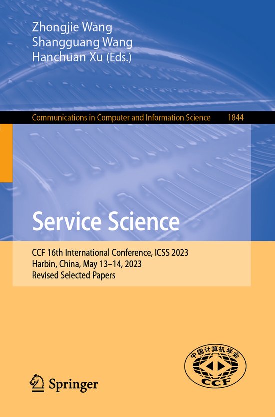 Communications in Computer and Information Science1844- Serv ... - cover