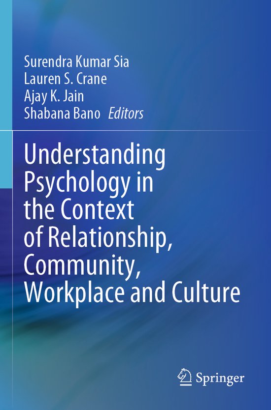 Understanding Psychology in the Context of Relationship, Com ... - cover