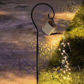 Éclairage de jardin solaire avec piquet - Arrosoir - Éclairage de jardin Solar - Éclairage extérieur LED avec capteur - Lampe d'extérieur à énergie solaire - Éclairage extérieur à énergie solaire - Éclairage de Noël