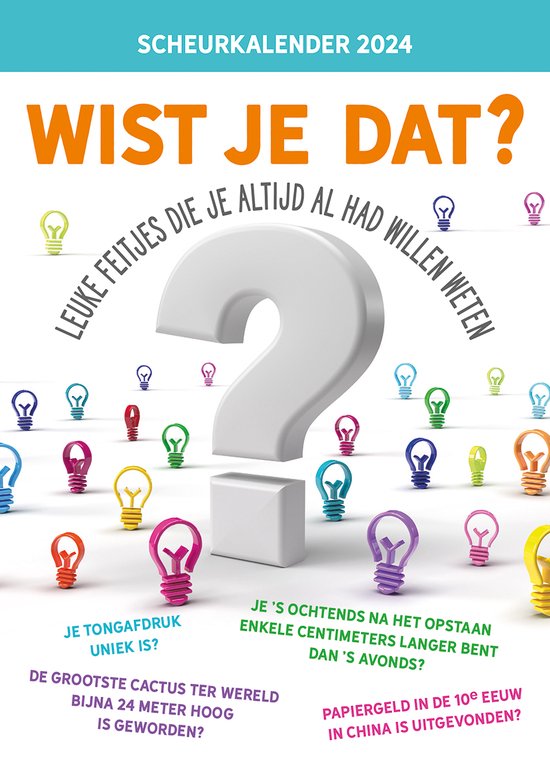 Scheurkalender 2024 Wist je dat?
