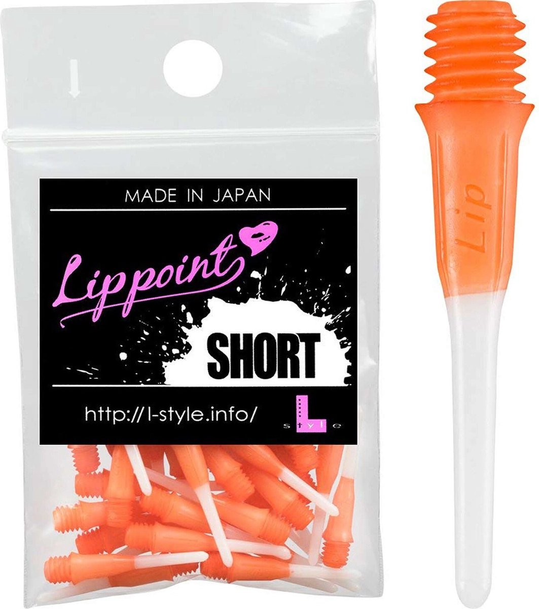 L-Style Short Lip 2-Tone Orange - Soft Tips - Darts