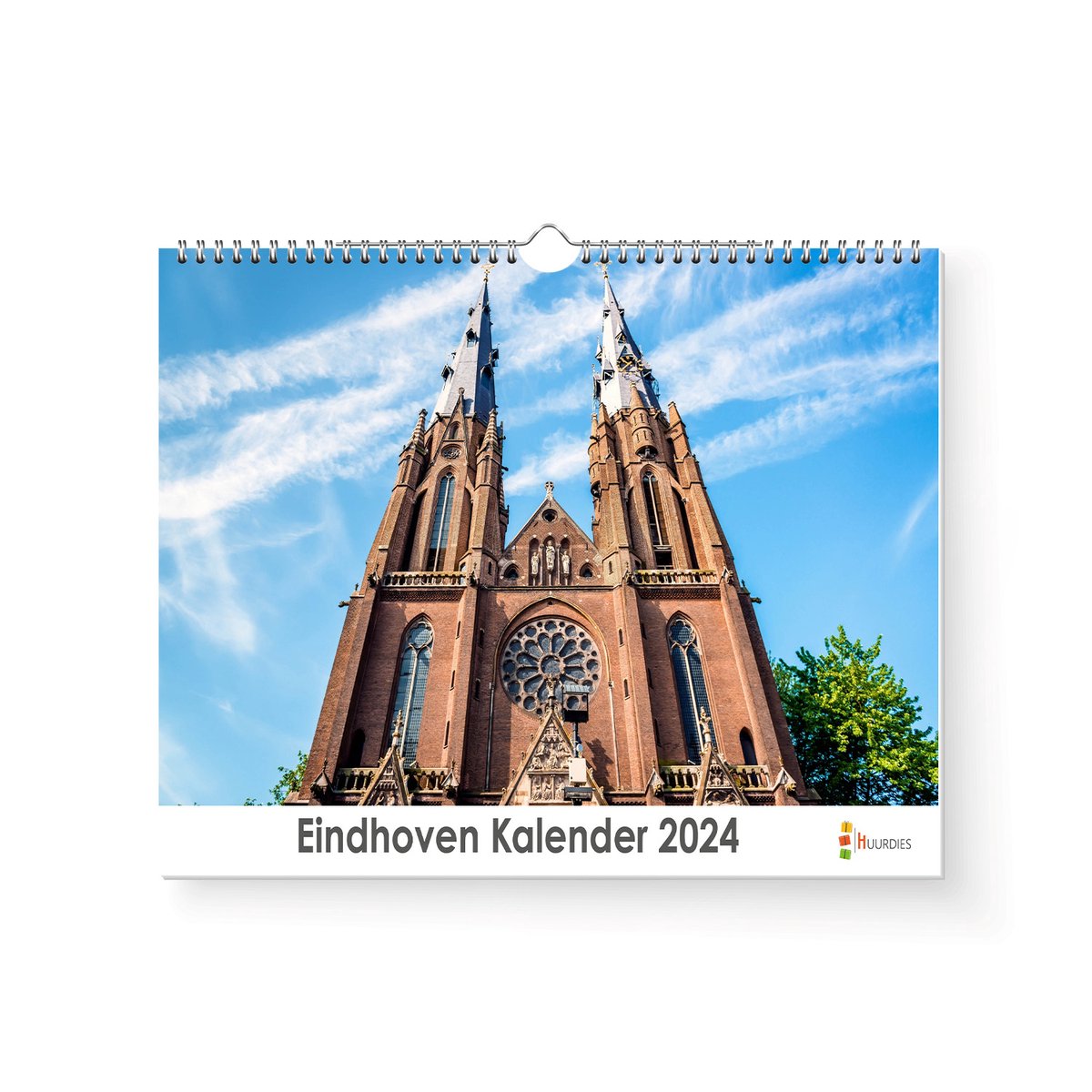 Huurdies - Eindhoven Kalender - Jaarkalender 2024 - 35x24 - 300gms