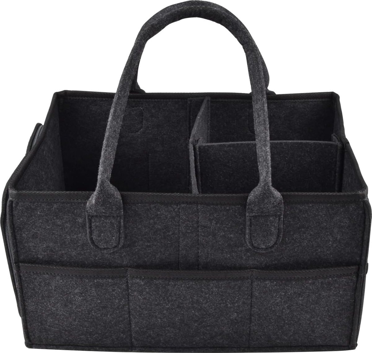 Sac à couches pour bébé en tissu feutre compartiment organisateur de