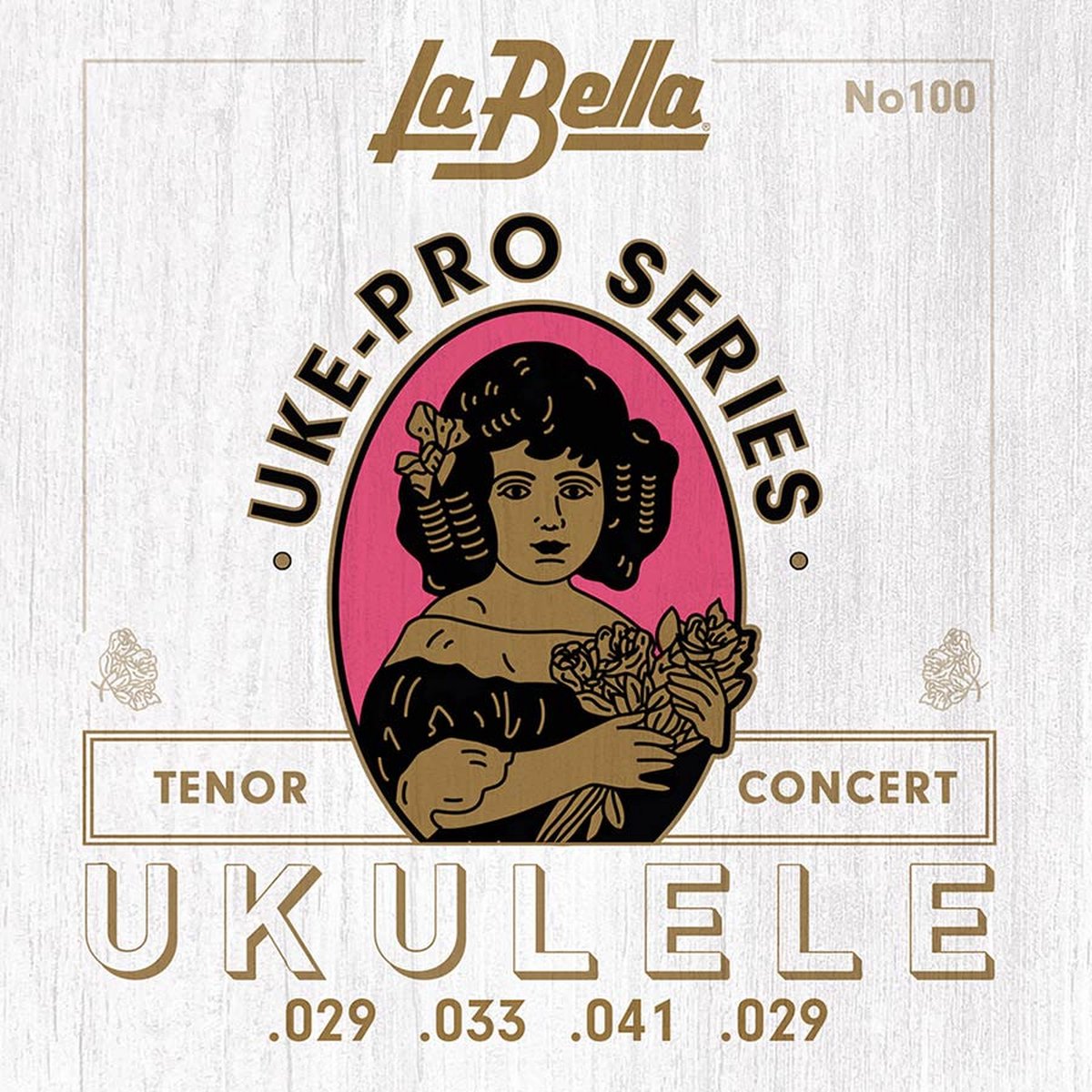 La Bella L-100 Uke-Pro Series Concert/Tenor Ukulele Snarenset – Rectified Nylon