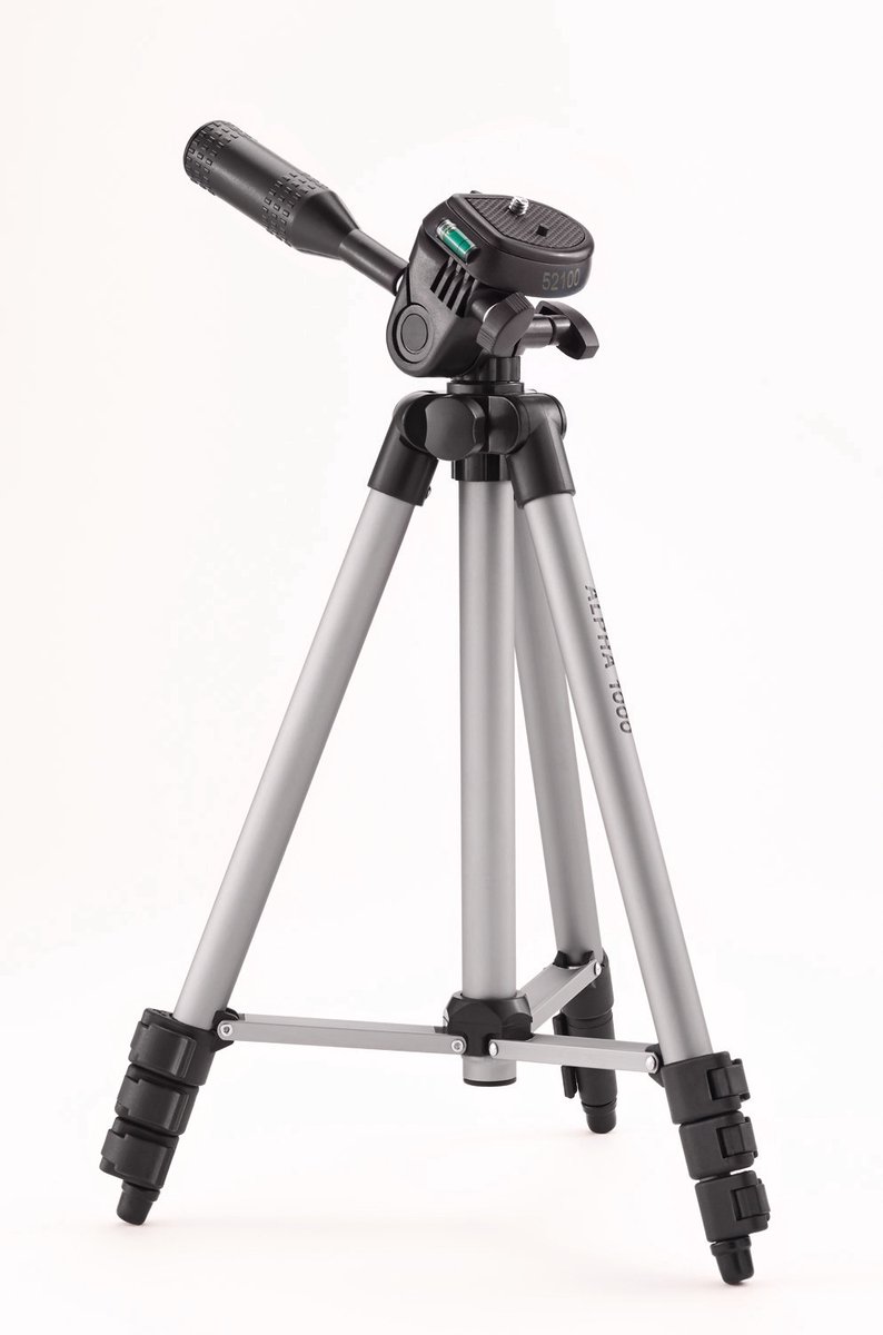 Cullmann Alpha 1000 | Aluminium camerastatief | Kleur: zilvergrijs thumbnail 2