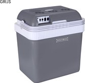 Royalty Line® CB24 Elektrische Koelbox - Koeltas - 25 Liter Koelbox Elektrisch - Koelbox Auto - 12/230v - Coolbox Met Verwarmingsfunctie en Lichtgewicht - Koelt & Verwarmt - Grijs
