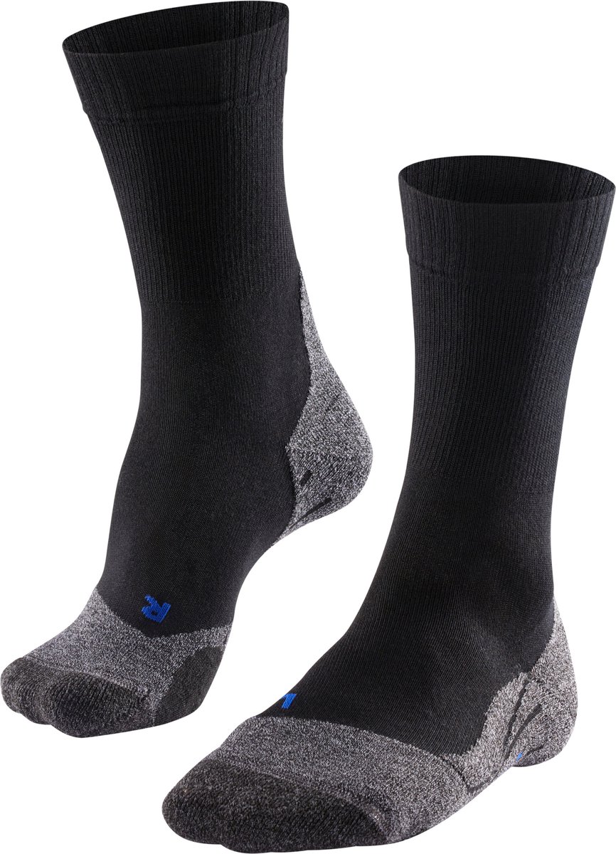 FALKE TK2 Cool Wandelsokken anti blaren medium padding functioneel garen sportsokken dames Zwart