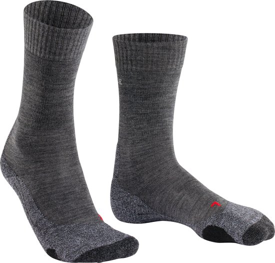 Chaussettes de randonnée femme FALKE TK2 - Gris - Taille 39/40