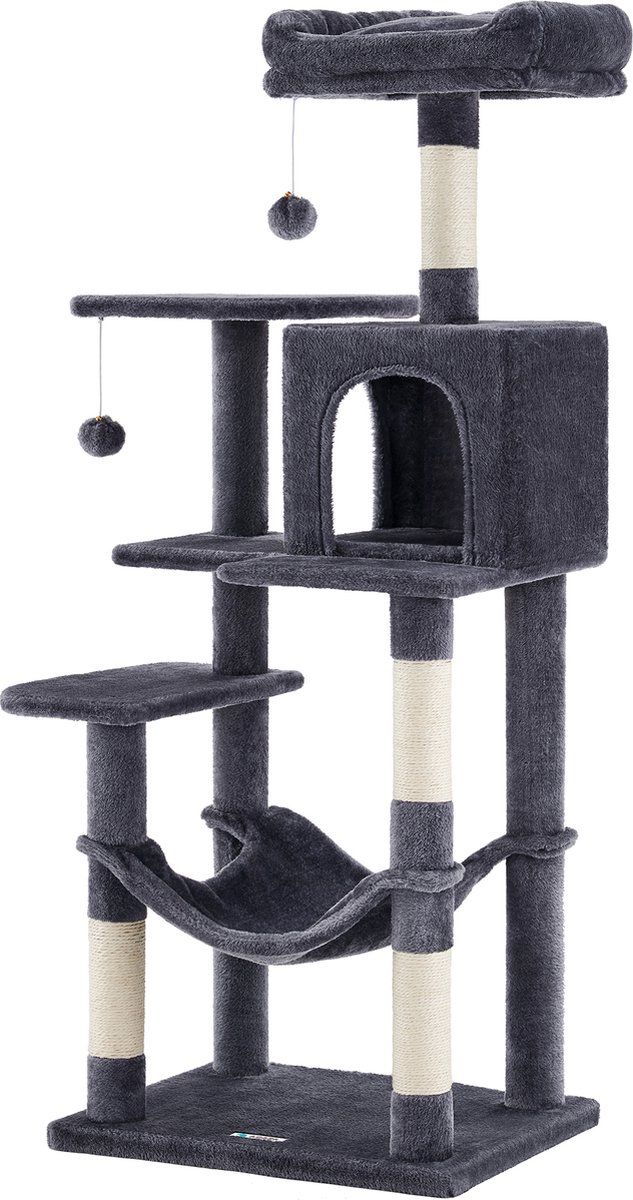 Grote Kattenboom, 175cm Hoge Kattentoren NIEUW IN DOOS - Krabmeubelen