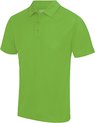 Herenpolo 'Cool Polyester' korte mouwen Lime Green - L