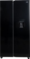 Bella BSBS-455.1WBE - Amerikaanse koelkast - Waterdispenser - Display - No Frost - 439 Liter - Zwart
