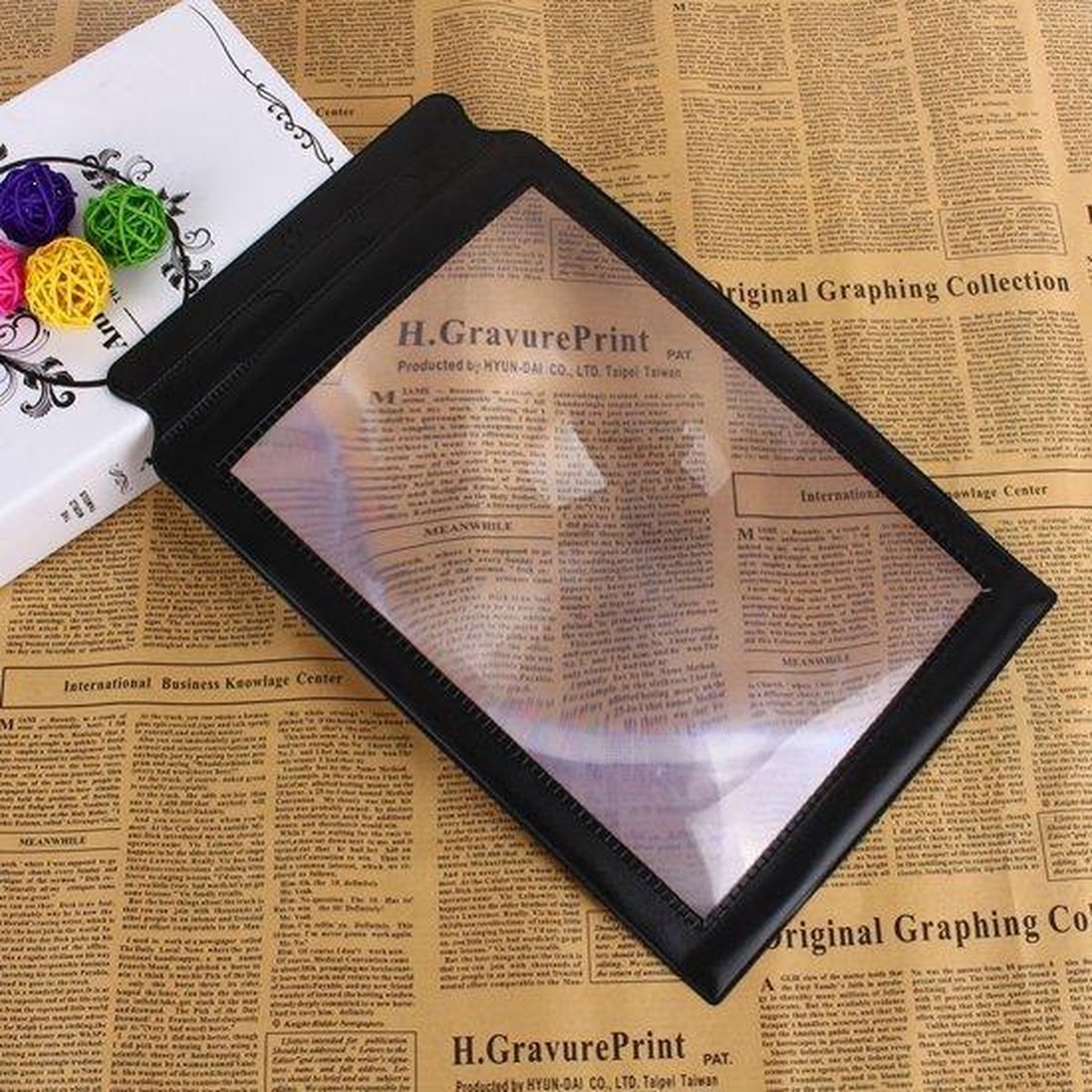 New Age Devi - "3x Vergrooten voor het Lezen? Kies voor de Handige A4 Loep/Vergrootglas/Vergrootblad/Leesloep!"