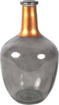 Countryfield Vase Babet 18 X 18 X 30 Cm Glas Grijs/cuivre