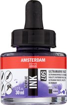 Amsterdam Acrylic Ink Fles 30 ml Ultramarijnviolet 507