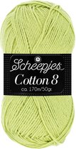 Scheepjes Cotton 8 50g - 642 Geel