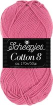 Scheepjes Cotton 8 50g - 653 Roze