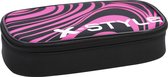 Eberhard Faber schooletui - jumbo X-Style - leeg - black/neon pink - EF-577480